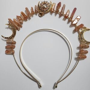 Halo Crown Gold Headpiece Moon Crown